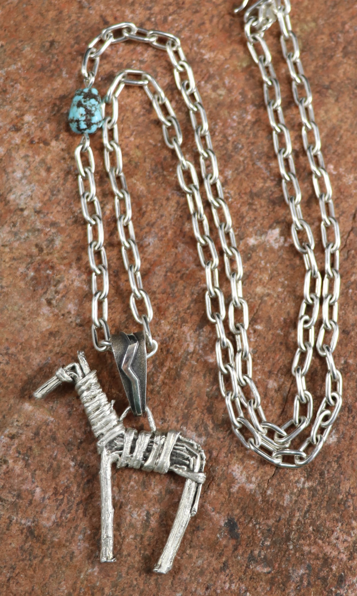 Stick Horse w/Chain Necklace Legacy Gallery Inc.